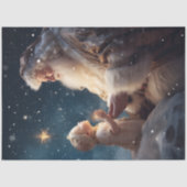 デコップサンタが孫に向かってイエスを語る 薄葉紙 (正面)