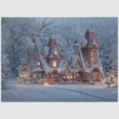 デコップサンタズオールドチャームアイルランドコテージ 薄葉紙 (正面)