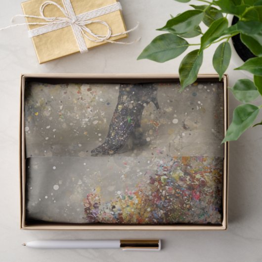 デコップサーカお洒落スピエロのカラフル衣装 薄葉紙 (ギフト)