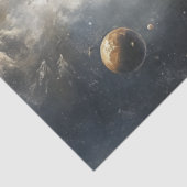 デコップシナ星背景土星気球 薄葉紙 (詳細)