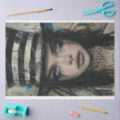 デコップジェスお洒落ターガールハーレクインスター 薄葉紙 (クラフト)