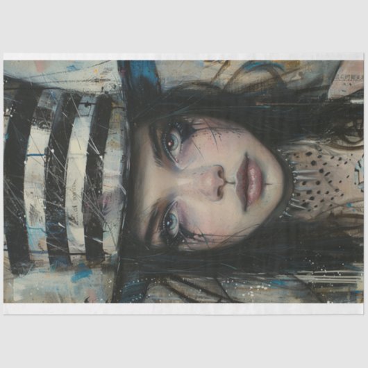 デコップジェスお洒落ターガールハーレクインスター 薄葉紙 (正面)