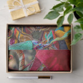 デコップジェスターピエロ鮮やかサーカスコスチューム 薄葉紙 (ギフト)