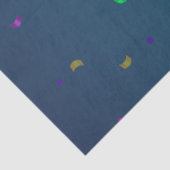 デコップジオメトリックティール(緑がかった色)マゼンタドット背景 薄葉紙 (詳細)