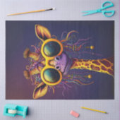 デコップジファンキーラフェイエローサングラスAディバ 薄葉紙 (クラフト)