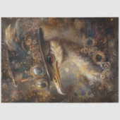 デコップスお洒落テームパンクオストリッヒトップハット 薄葉紙 (正面)