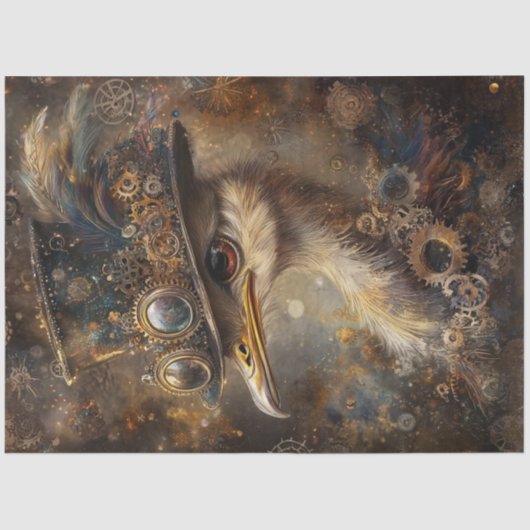 デコップスお洒落テームパンクオストリッヒトップハット 薄葉紙 (正面)