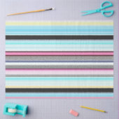 デコップスはっきりしたリップ背景ブルーピンクブラック 薄葉紙 (クラフト)