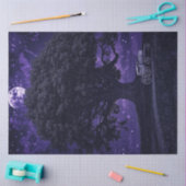 デコップスケルお洒落タルロマンス森林 薄葉紙 (クラフト)