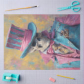 デコップスケルお洒落トンヴィンテージスーツTophat 薄葉紙 (クラフト)