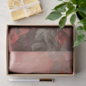 デコップスケルトンのカップルで桃と赤のバラ 薄葉紙 (ギフト)