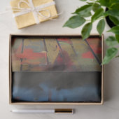 デコップスケルトンカップル踊りの日の死 薄葉紙 (ギフト)