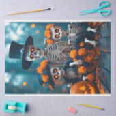 デコップスケルトンファミリーザマリゴールド 薄葉紙 (クラフト)