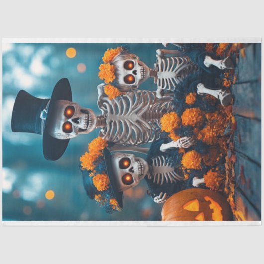 デコップスケルトンファミリーザマリゴールド 薄葉紙 (正面)