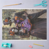 デコップスケルトンファミリースケルトン 薄葉紙 (クラフト)