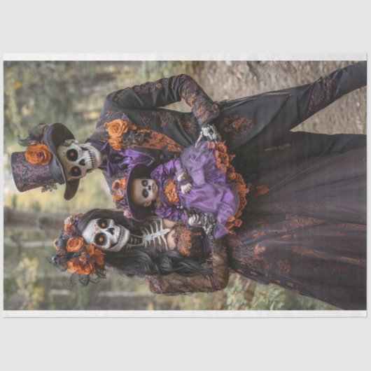 デコップスケルトンファミリースケルトン 薄葉紙 (正面)