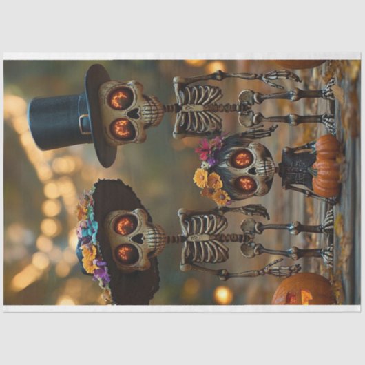 デコップスケルトンファミリ 薄葉紙 (正面)