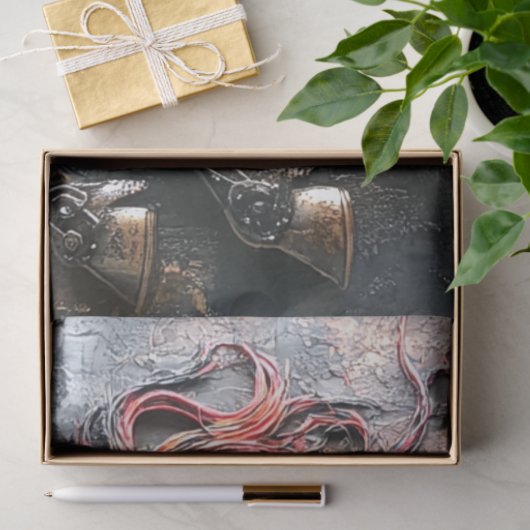 デコップスタームパンクアイアンホースギアハート 薄葉紙 (ギフト)