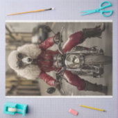 デコップスタームパンクオートバイライディングプードル 薄葉紙 (クラフト)