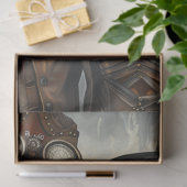 デコップスタームパンクゴシック愛スケルトンカップル 薄葉紙 (ギフト)