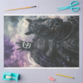 デコップスタームパンクゴシック骨格 薄葉紙 (クラフト)