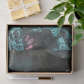 デコップスタームパンクバレンタインカップルティール（緑がかった色）ブラック 薄葉紙 (ギフト)