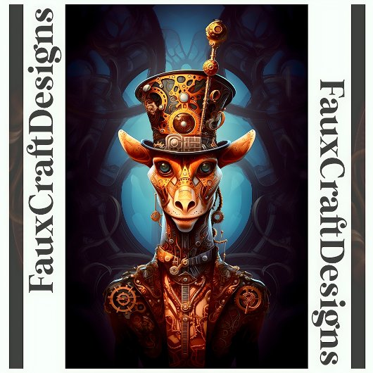 デコップスタームパンクファンキーキリンフェイクハットインク035 薄葉紙