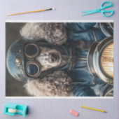 デコップスタームパンクブルースタンダードプードル 薄葉紙 (クラフト)