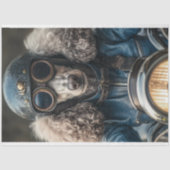 デコップスタームパンクブルースタンダードプードル 薄葉紙 (正面)