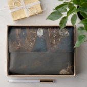 デコップスタームパンクメカニカルヴィンテージブル 薄葉紙 (ギフト)