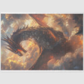 デコップスタームパンク威厳のあるドラゴン 薄葉紙 (正面)