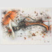 デコップスティレットウィムシー秋猫しゃれている 薄葉紙 (正面)