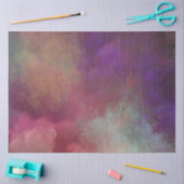 デコップスモークフェイクフィニッシュゴールデンイエローパープル 薄葉紙 (クラフト)