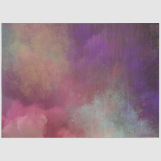 デコップスモークフェイクフィニッシュゴールデンイエローパープル 薄葉紙 (正面)