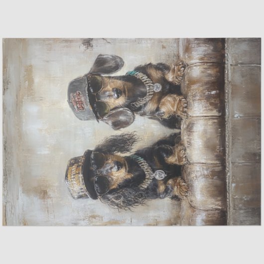 デコップダッお洒落シュンドパピースラッパ 薄葉紙 (正面)