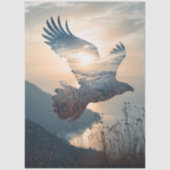 デコップダブルエクスポージャイーグルの森 薄葉紙 (正面)