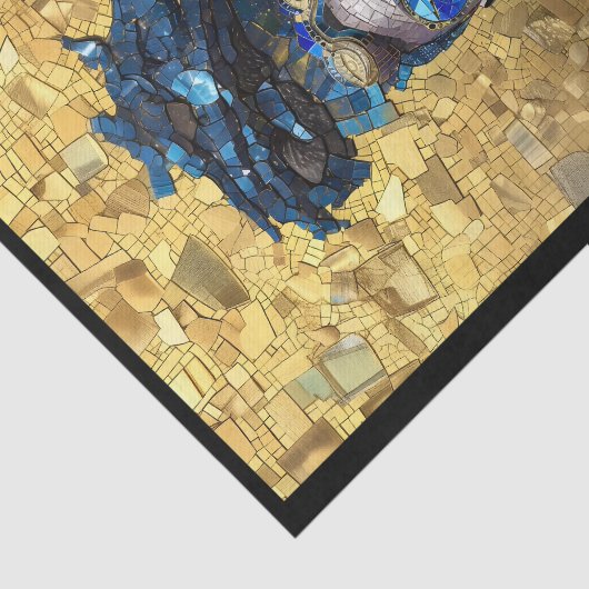 デコップダークスキンブルーリップウーマンモザイクフェイク064 薄葉紙 (詳細)