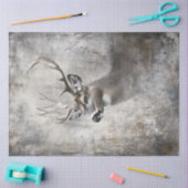 デコップディアハンターズドリーム威厳のあるワイルドライフ 薄葉紙 (クラフト)