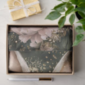 デコップデリケートイースターラビットフローラデザイン 薄葉紙 (ギフト)