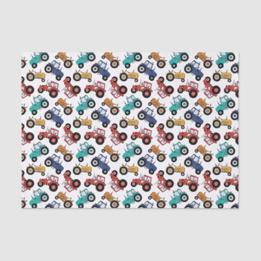 デコップトラクターバースデーパーティー 薄葉紙 (正面)