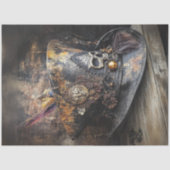 デコップトリコーン素朴海賊帽の羽毛 薄葉紙 (正面)