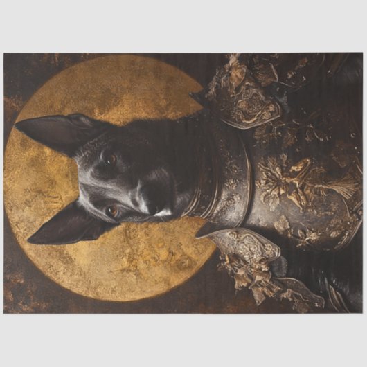 デコップドイツの紋章の中世の鎧 薄葉紙 (正面)