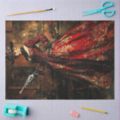 デコップドビクトリアンレードレディーガンスリンガー 薄葉紙 (クラフト)