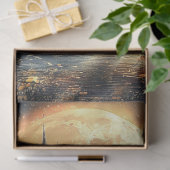 デコップナイトシーンムーンキャッスルスワン湖 薄葉紙 (ギフト)