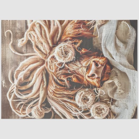 デコップハイラお洒落ンドカウドレッドロックストロー 薄葉紙 (正面)