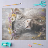 デコップハイラお洒落ンドカウフラワーハット 薄葉紙 (クラフト)