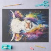 デコップハイランドカウスプラッシュ鮮やかカラー 薄葉紙 (クラフト)