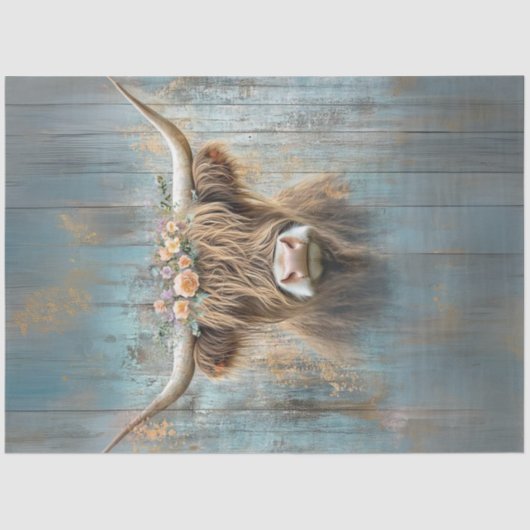 デコップハイランドカウファームハウススタイル 薄葉紙 (正面)