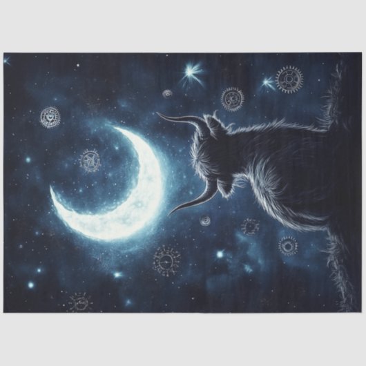 デコップハイランドカーフシッティングヒル主演ムーン 薄葉紙 (正面)