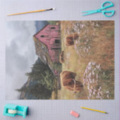 デコップハイランドフシズラッッシュフィールズピンクバーン 薄葉紙 (クラフト)